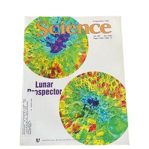 AAAS Science Magazine u Vol 281 No 5382 September  4 1998 Lunar Prospector